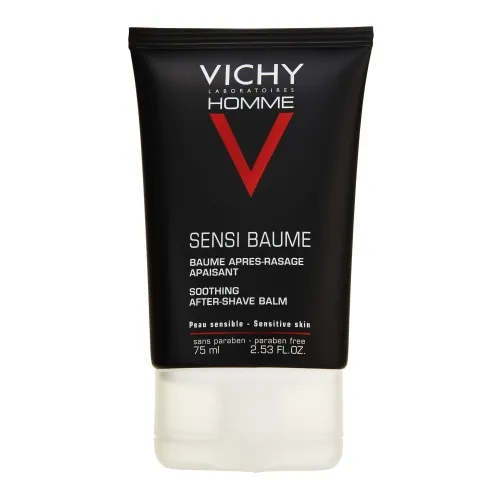 VICHY Homme Sensi balzāms pēc skūšanās jutīgai ādai, 75 ml