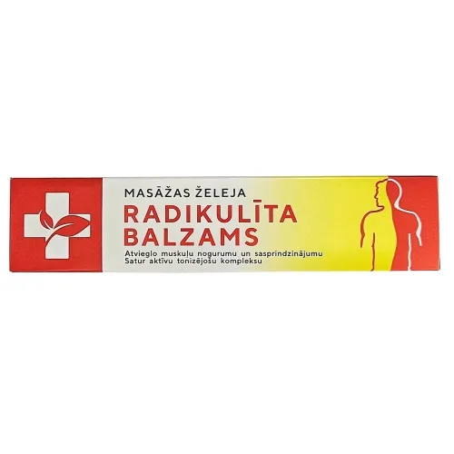Product image of Radikulīta balzāms - masāžas gēls, 70 ml