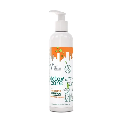 VetExpert Detox Care Vitalizing šampūns suņiem, kaķiem 250ml - Produkta attēls 