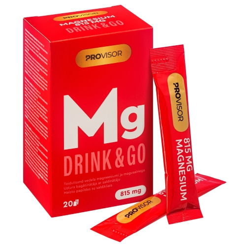 PROVISOR Mg Drink & Go 250 mg, 20 gab - Produkta attēls 