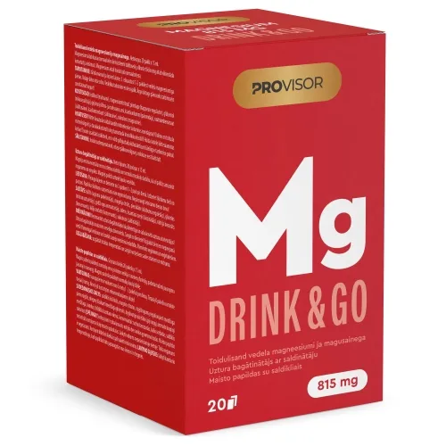 Product image of PROVISOR Mg Drink & Go 250 mg, 20 gab