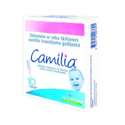 Product image of CAMILIA 1 ml šķīdums iekšķīgai lietošanai, 10 gab.