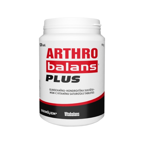 ARTHROBALANS® Plus tabletes, 120 gab
