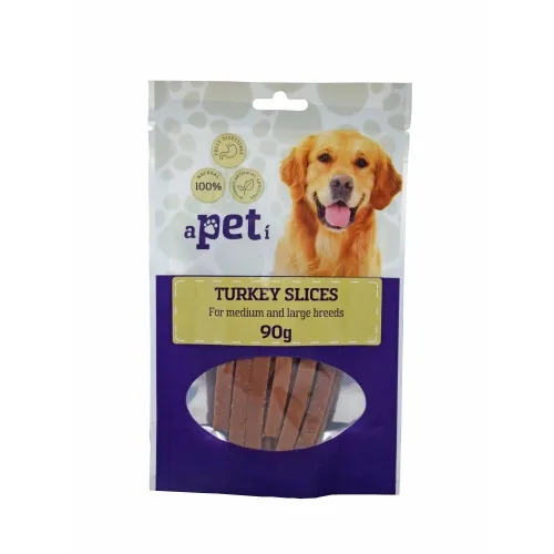 APETI TĪTARA STRĒMELES SUŅIEM 90G - Produkta attēls 