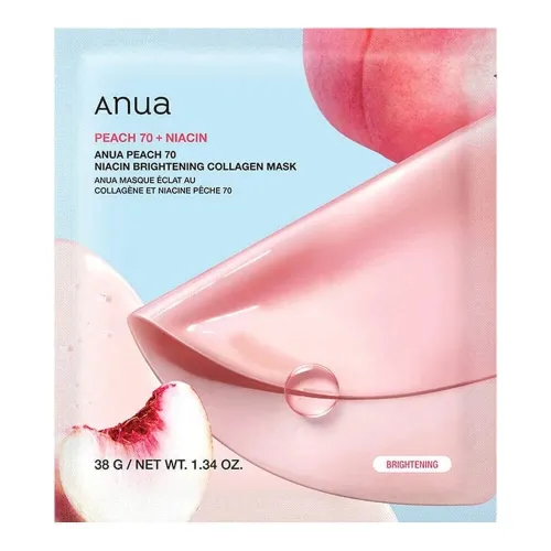 Product image of ANUA persiku niacīna izgaismojošā hidrogēla maska, 38 g