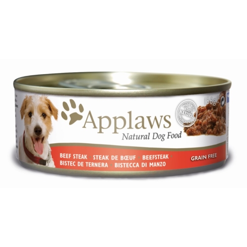 Applaws suņu konservēta barība liellopa steiks 156g (3018) - Produkta attēls