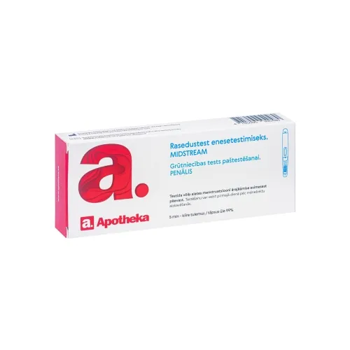 Product image of APOTHEKA tests grūtniecības noteikšanai (penālis)