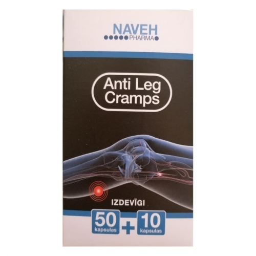 ANTI LEG Cramps kapsulas, 60 gab. - Produkta attēls 