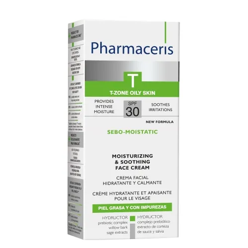 Product image of PHARMACERIS T.Sebo-Moistatic SPF30 mitrinošs dienas krēms, 50 ml