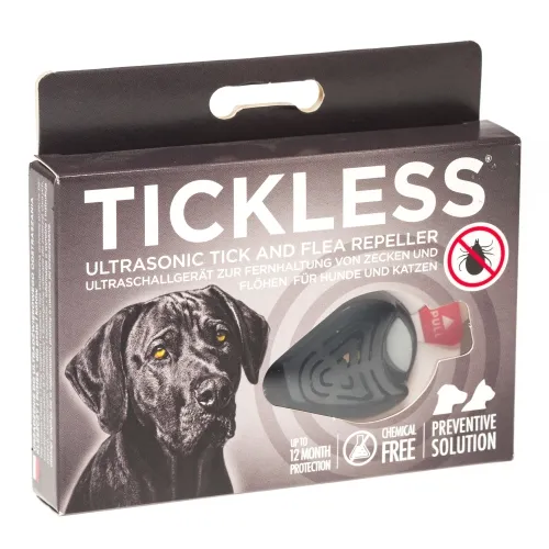 Tickless Pet ultraskaņas repelenta ierīce, melna