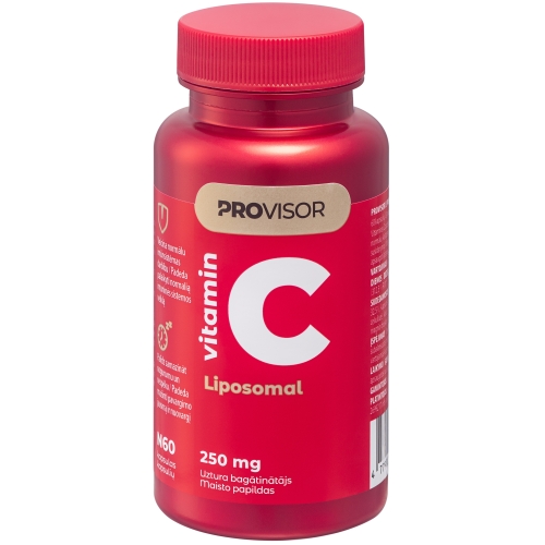 Product image of PROVISOR Liposomal C vitamīns 250 mg kapsulas, 30 gab.