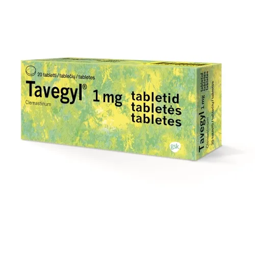 Product image of TAVEGYL 1MG TABLETES N20