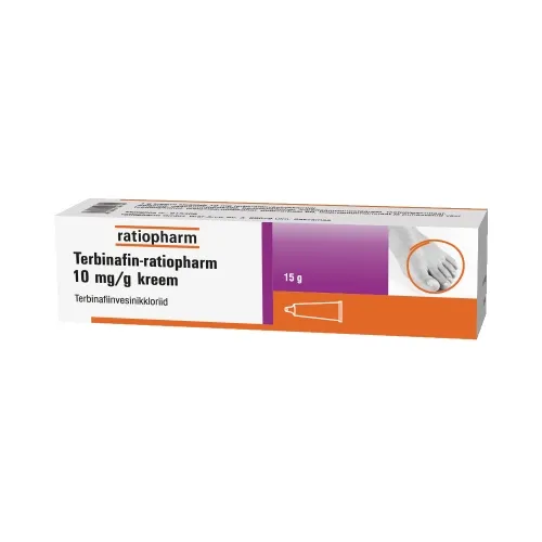 Product image of TERBINAFIN-RATIOPHARM 10 MG/G 15 G KRĒMS