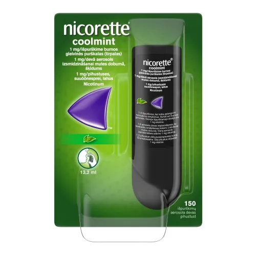 NICORETTE Coolmint aerosols, 150 devas