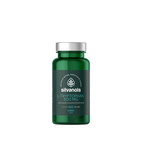 Product image of SILVANOLS L-Tryptophan 500 mg kapsulas, 60 gab.