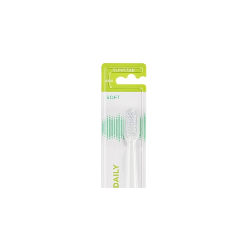 GUM® Sonic Daily White zobu birstes rezerves uzgaļi, 2 gab - Produkta attēls 