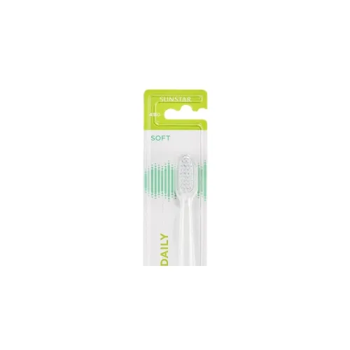 GUM® Sonic Daily White zobu birstes rezerves uzgaļi, 2 gab - Produkta attēls 