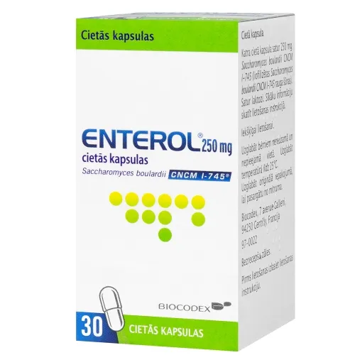 ENTEROL 250mg kapsulas, 30 gab.