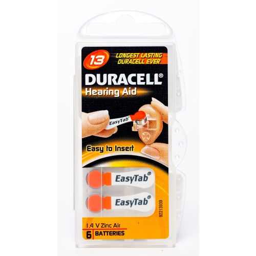 Product image of DURACELL baterijas dzirdes aparātiem (DA13), 6 gab