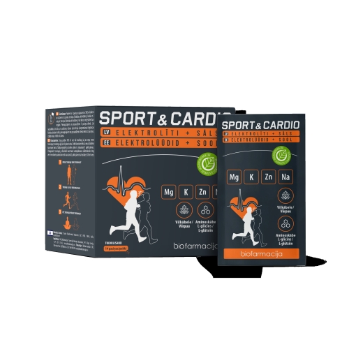 Product image of MAGNIJS+KĀLIJS Sport & Cardio pulveris, 14 gab.