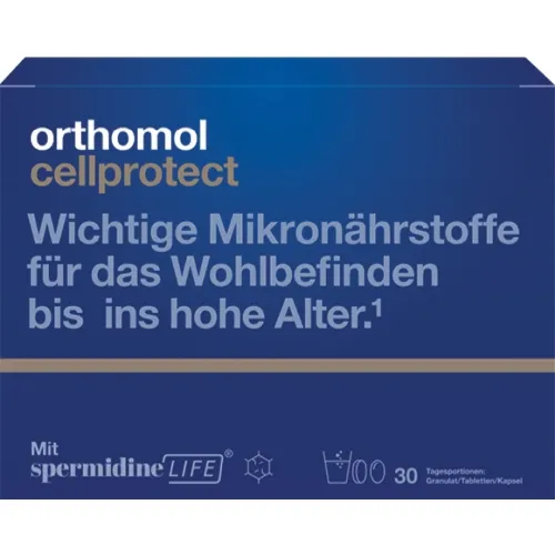 ORTHOMOL Cellprotect (pulveris + 3 tabletes + kapsula), 30 gab.