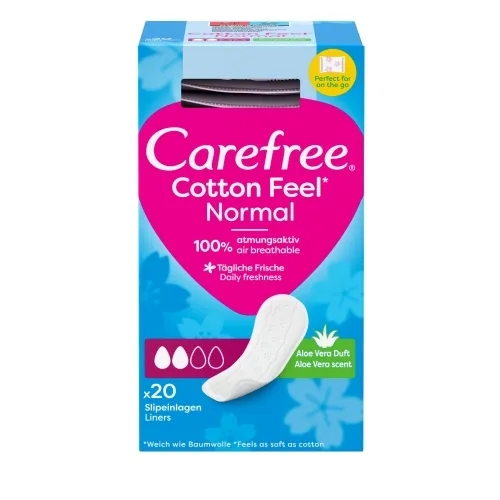 CAREFREE Cotton Feel Normal ieliktnīši, 20 gab - Produkta attēls 