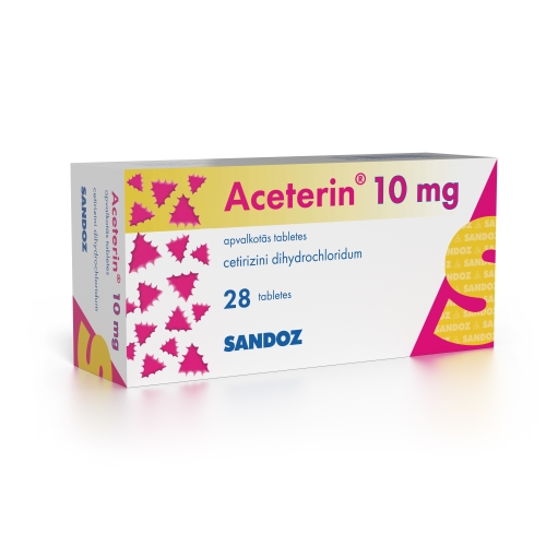 Product image of ACETERIN 10 mg tabletes, 28 gab
