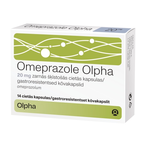 OMEPRAZOLE OLPHA 20MG CPS N14