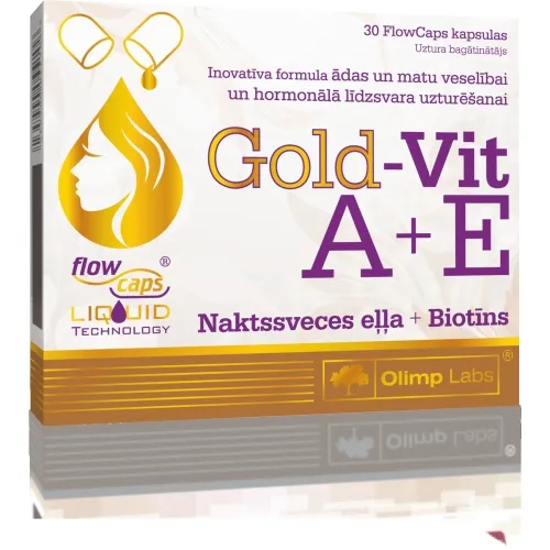 Product image of OLIMPLABS GOLD VIT. A+E NAKTSSVECE+BIOTĪNS KAPSULAS N30