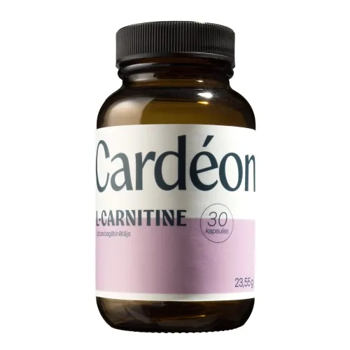 CARDEON L-karnitīns kapsulas, 30 gab - Produkta attēls 