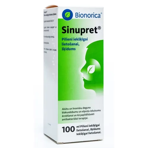 SINUPRET® pilieni, 100 ml