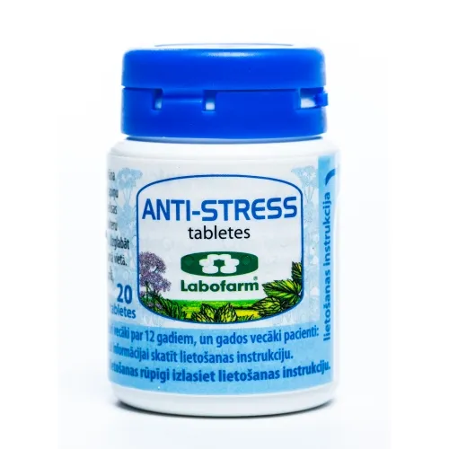 Product image of ANTI-STRESS TABLETES N20 PP PUDELĪTE