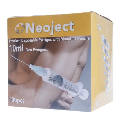 Product image of NEOJECT šļirce, 10 ml + adata 21 g, 100 gab.