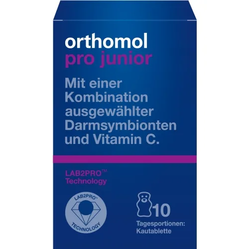 ORTHOMOL Pro Junior košļājamās tabletes, 10 gab.