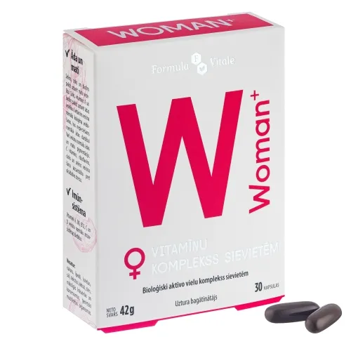 Product image of FORMULA VITALE Woman+ kapsulas, 30 gab.