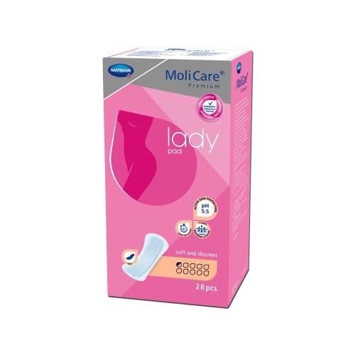 Product image of MOLICARE Prem Lady Pad ieliktņi (0.5 piles), 28 gab