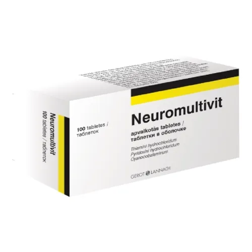 NEUROMULTIVIT tabletes, 100 gab.