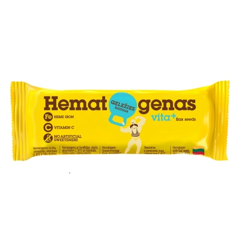 Product image of HEMATOGENAS Vita+ hematogens ar linsēklām, 50 g