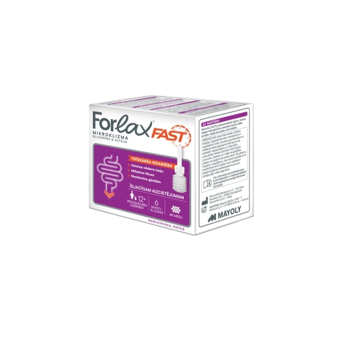 FORLAX Fast mikroklizmas, 6 gab - Produkta attēls 