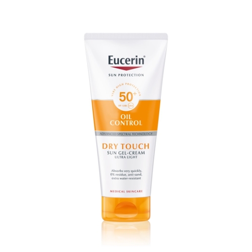 EUCERIN Sun Oil Control želejveida sauļošanās krēms ķermenim ar SPF50+ - Produkta attēls 