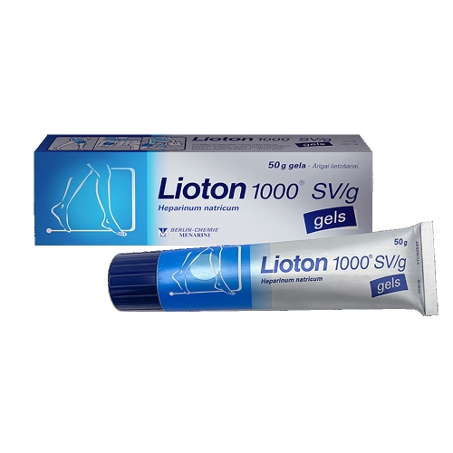 Product image of LIOTON 1000 (HEPARIN) GELS  50G