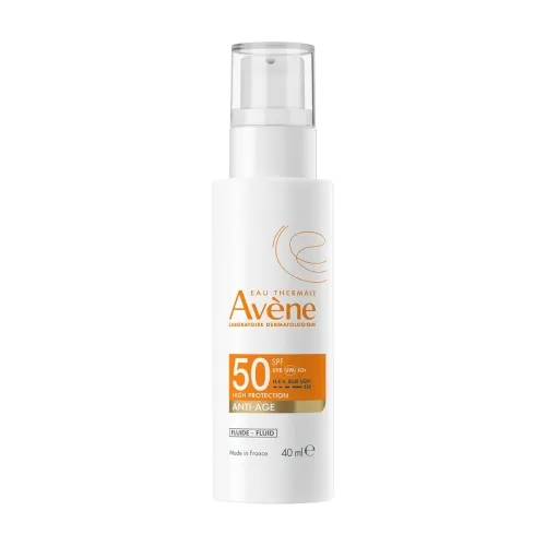 AVENE Sun Anti-age SPF50+ fluīds, 40 ml
