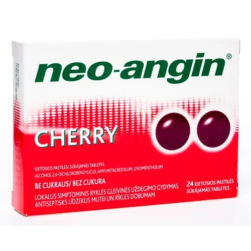NEO-ANGIN TABLETES AR ĶIRŠU GARŠU N24 - Produkta attēls 