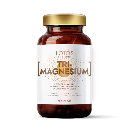 Product image of LOTOS PREMIUM Tri-Magnesium, 90 kapsulas