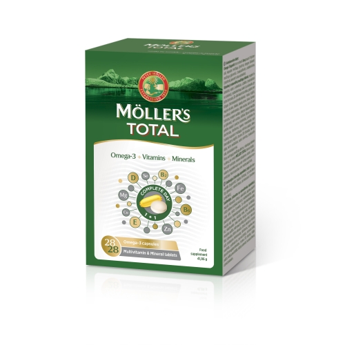 Product image of MOLLERS Total kapsulas 28 gab., tabletes 28 gab.