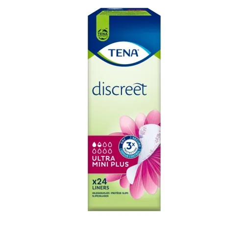 Product image of TENA Discreet Ultra Mini Plus ieliktnīši, 24 gab.