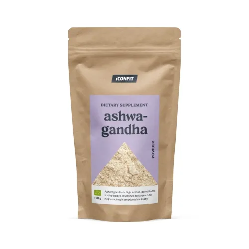 ICONFIT Organiskais Ašvaganda pulveris (150g) - Produkta attēls 