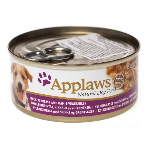 Applaws suņu konservēta barība vista/šķiņķis/ dārzeņi 156g (3035) - Produkta attēls