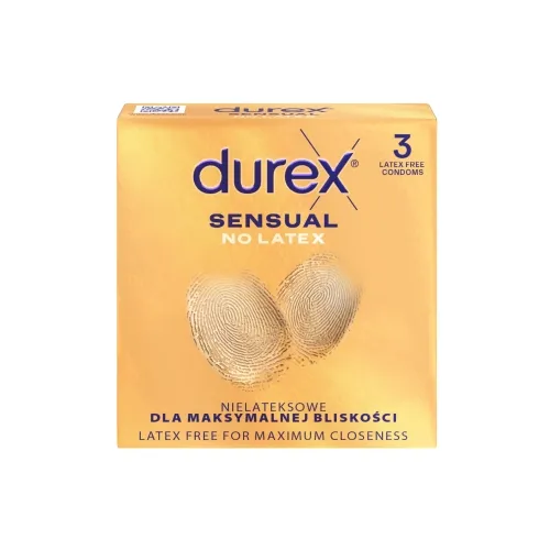 Product image of DUREX Sensual No Latex prezervatīvi, 3 gab.