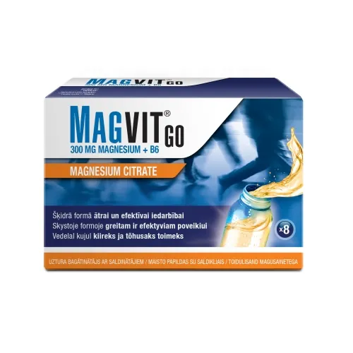 Product image of MAGVIT GO 300 mg Magnesium+ B6 SOL, 30 ml